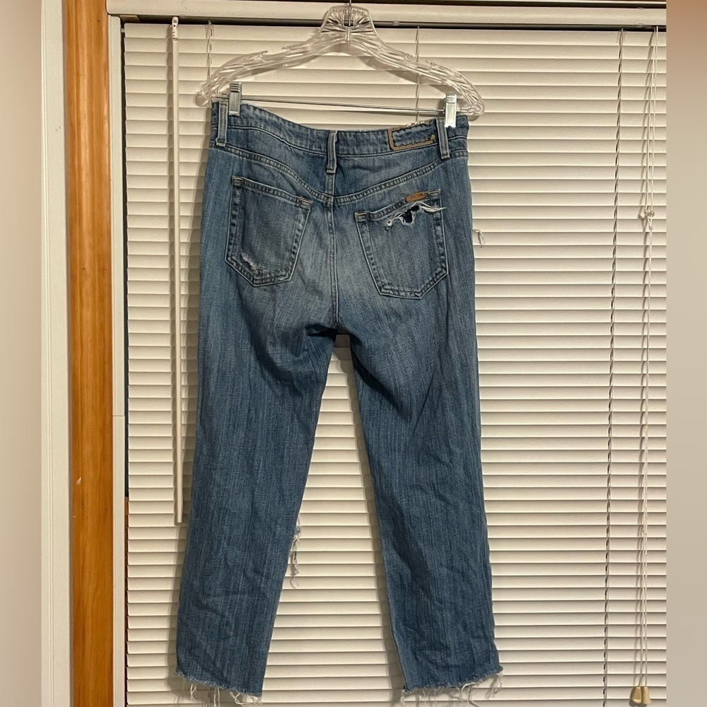Joe’s Jeans Collector’s Edition The Sawyer Crop Distressed Jeans Size 26 - Picture 3 of 13